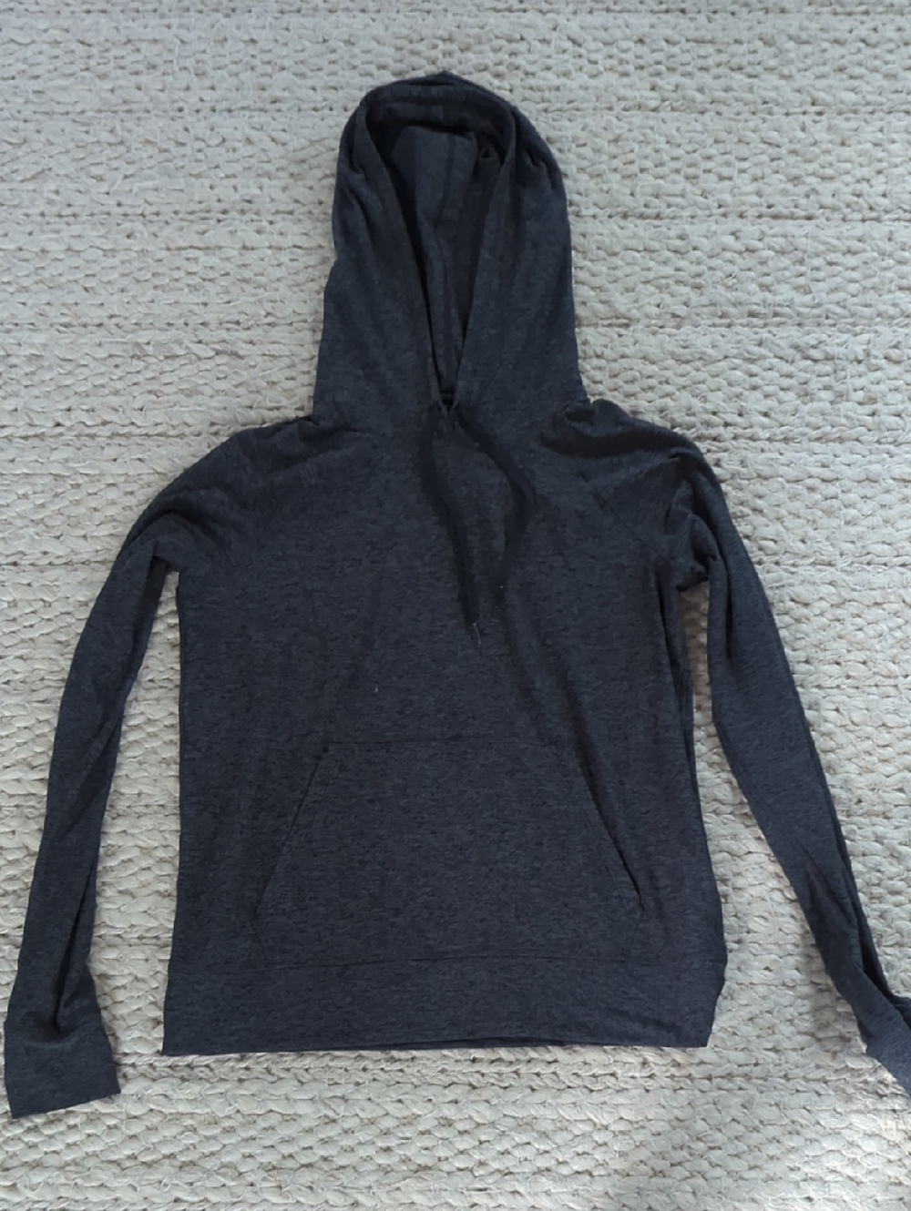 Outdoor Voices Charcoal Gray Pullover Hoodie